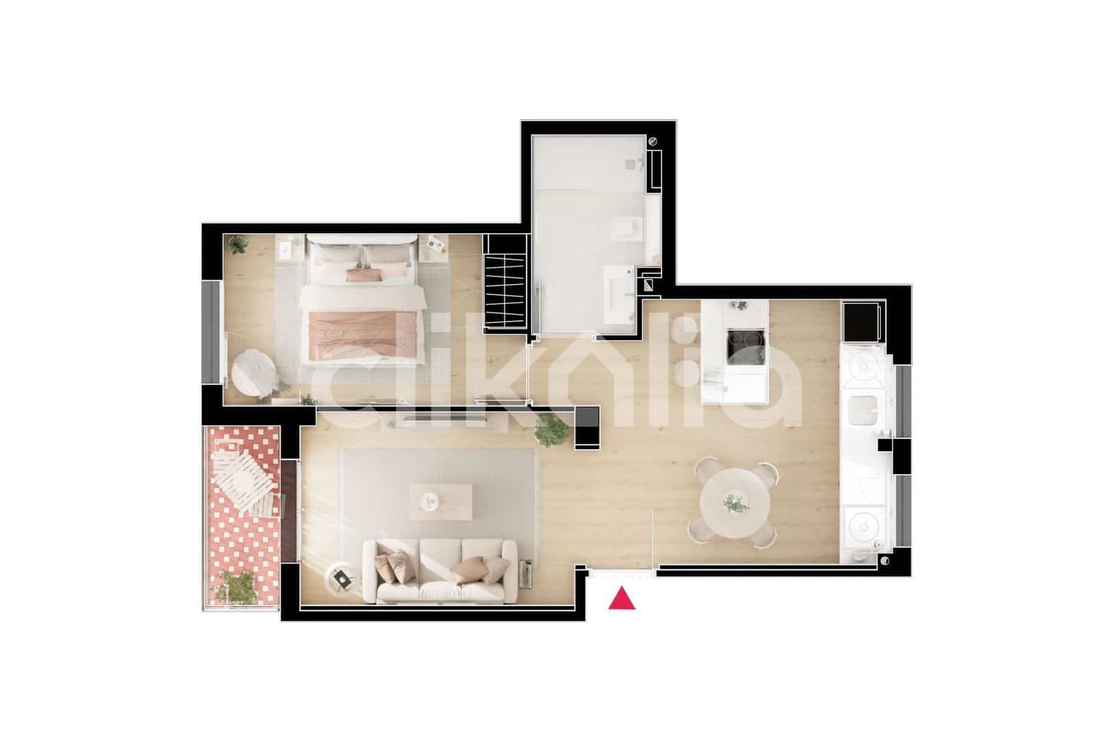 1 sypialnia Mieszkanie na sprzedaż w Miasto Madryt - 565 000 € (Ref: 9146452)