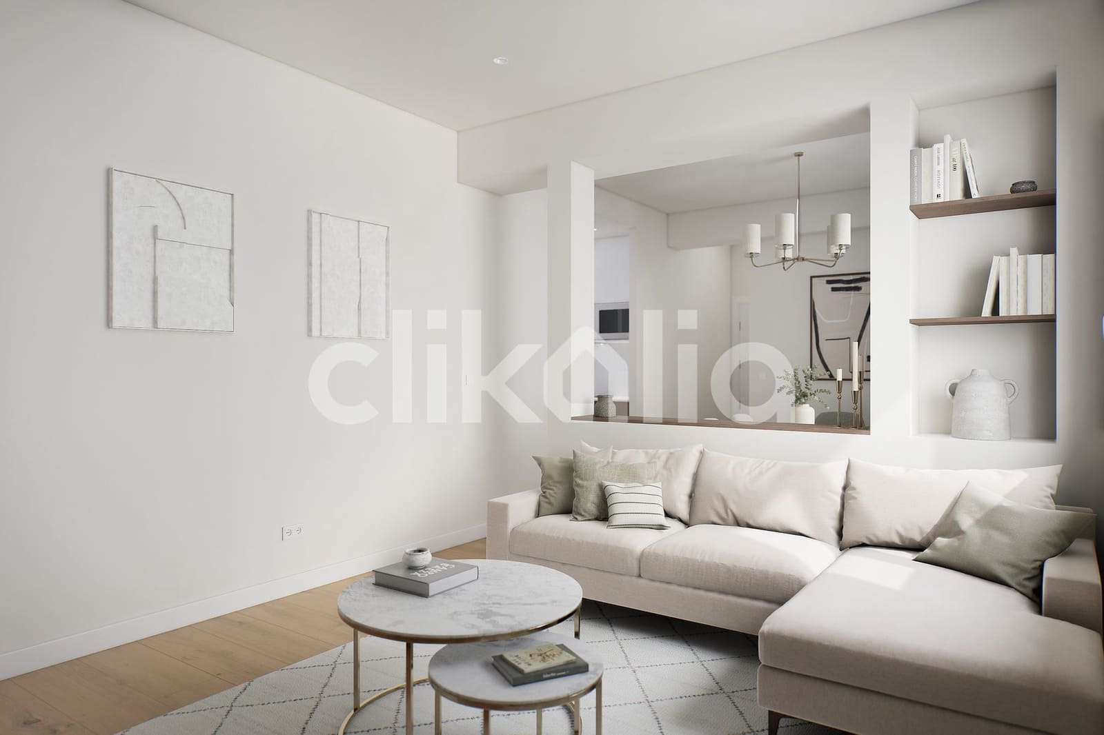 2 soveværelse Lejlighed til salg i Madrid by - € 740.000 (Ref: 9148013)