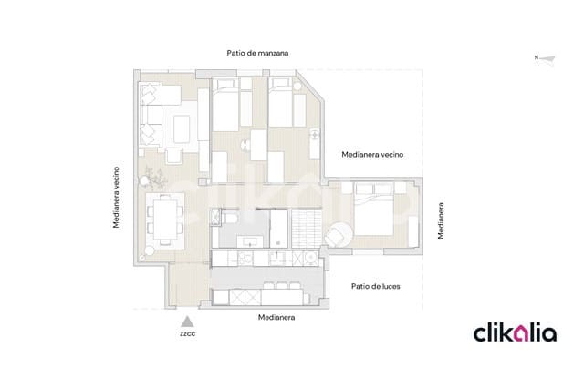 3 makuuhuone Asunto vuokrattavana paikassa Getafe - 1 200 € (Ref: 9158659)