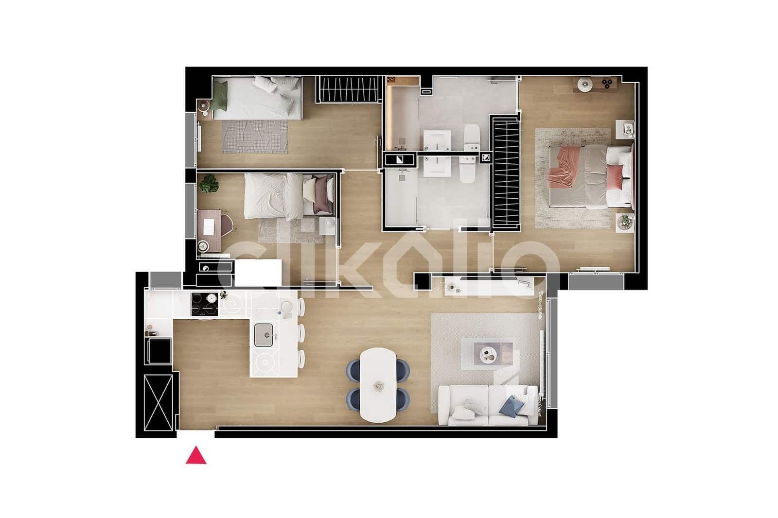 3 soveværelse Lejlighed til salg i Madrid by - € 920.000 (Ref: 9219326)