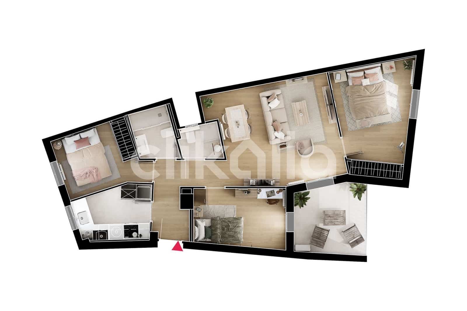 3 sovrum Lägenhet till salu i Madrid stad - 660 000 € (Ref: 9235498)