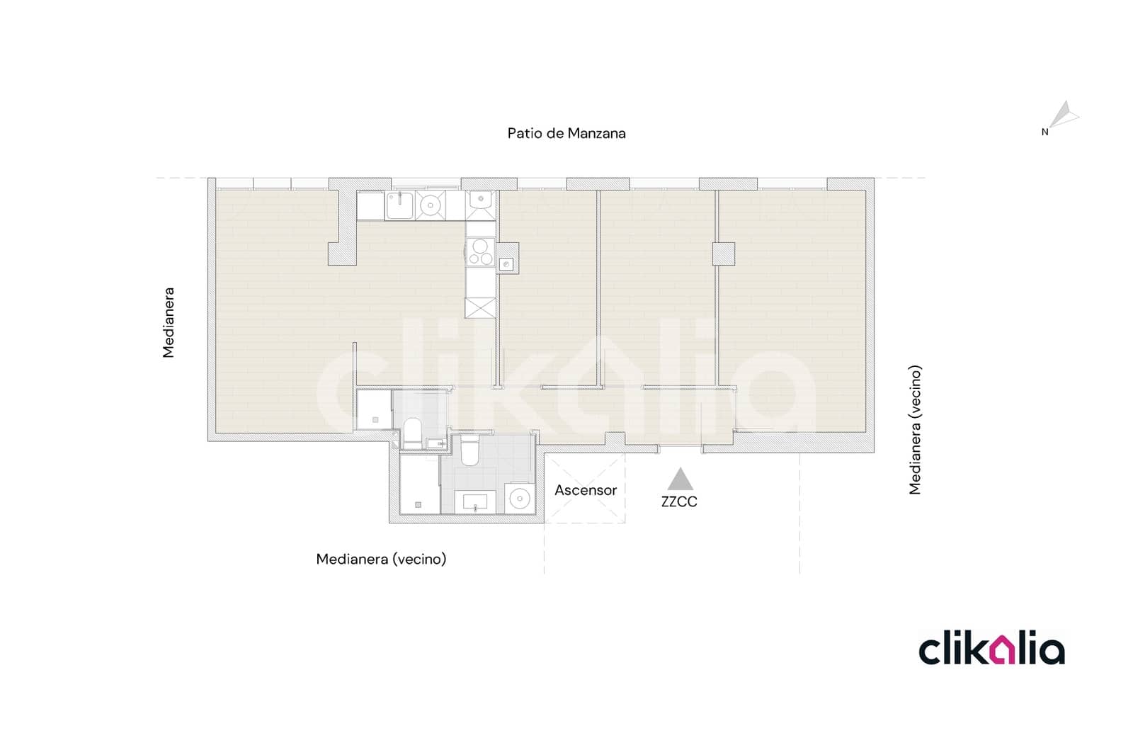 3 soverom Leilighet til salgs i Madrid by - € 650 000 (Ref: 9240490)
