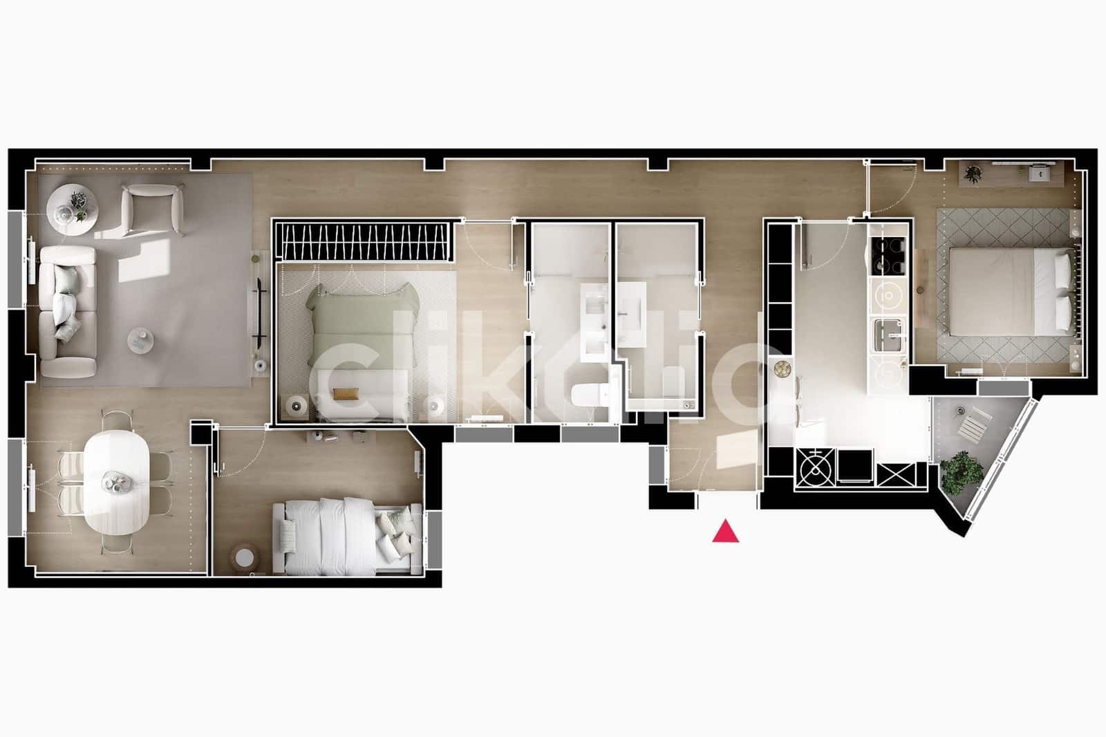 3 soverom Leilighet til salgs i Madrid by - € 720 000 (Ref: 9257928)