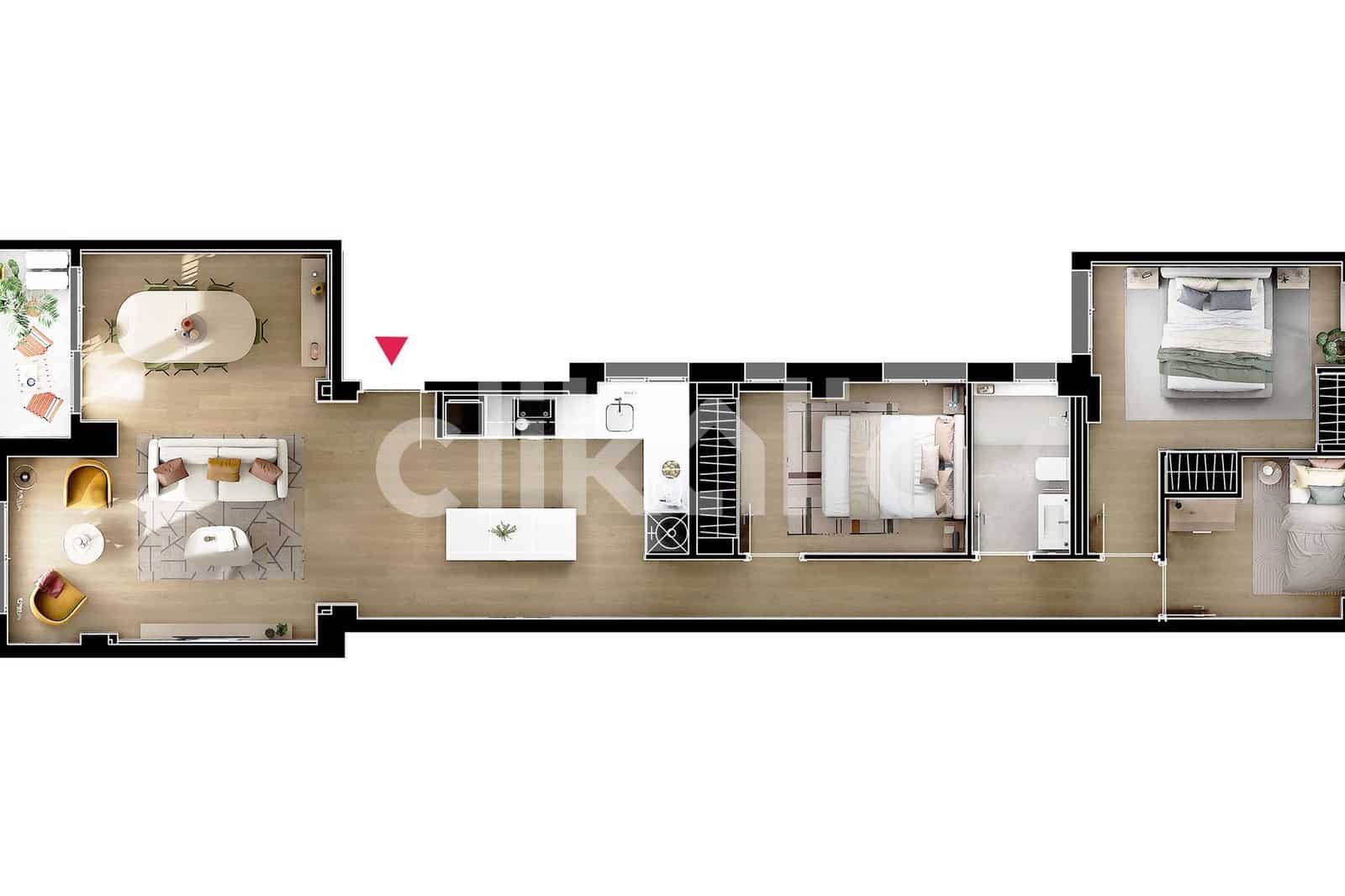 3 soverom Leilighet til salgs i Malaga by - € 480 000 (Ref: 9324453)