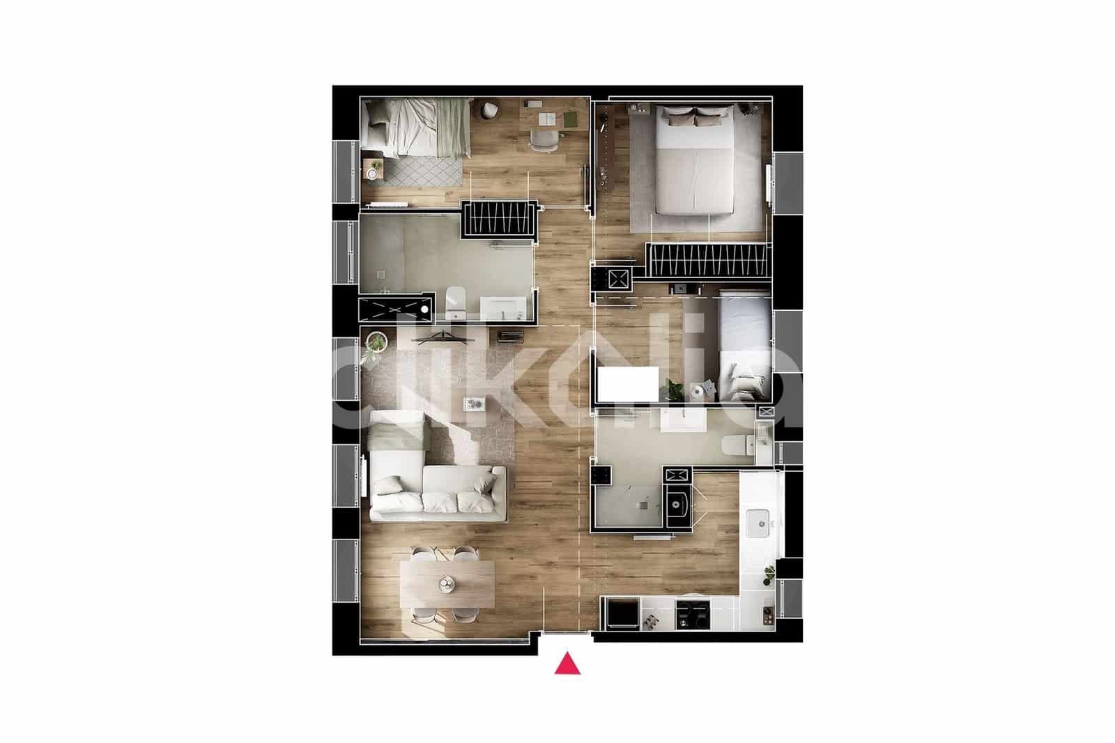 3 bedroom Flat for sale in Madrid city - € 555,000 (Ref: 9326982)