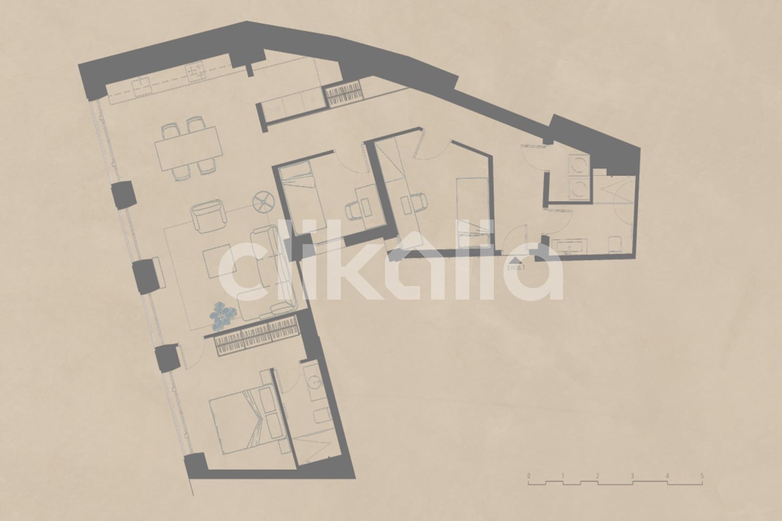 Piso de 3 habitaciones en Barcelona ciudad en venta con piscina - 720.000 € (Ref: 9326990)