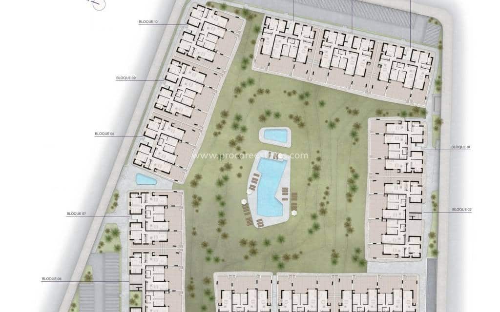 Apartamento de 2 habitaciones en Ciudad Quesada en venta con piscina - 279.000 € (Ref: 8742337)