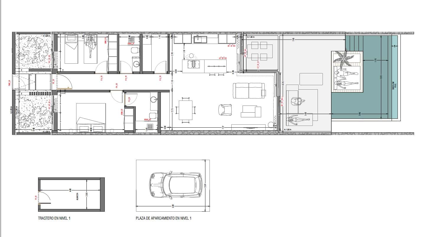 2 soveværelse Penthouse til salg i Costa Adeje med swimmingpool garage - € 1.215.000 (Ref: 7616168)