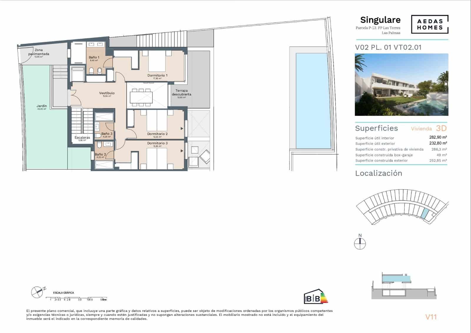 3 soveværelse Villa til salg i Las Palmas de Gran Canaria med swimmingpool garage - € 1.033.000 (Ref: 7813869)