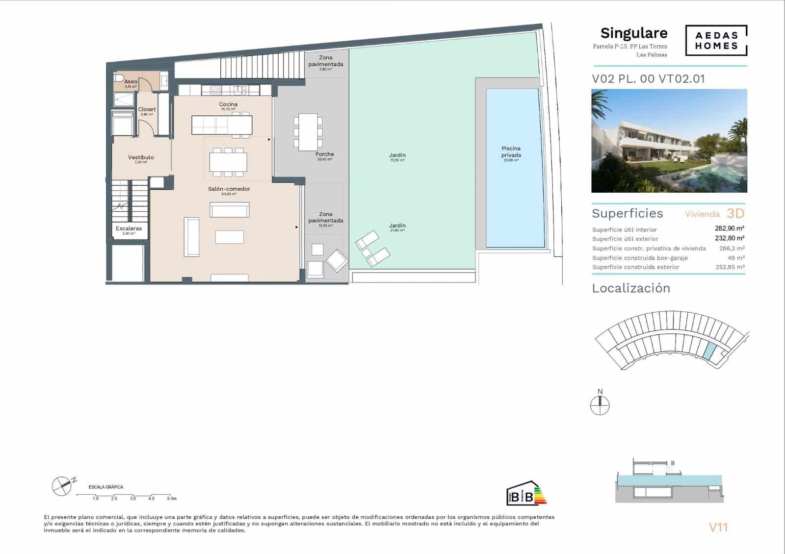 3 soveværelse Villa til salg i Las Palmas de Gran Canaria med swimmingpool garage - € 1.033.000 (Ref: 7813869)