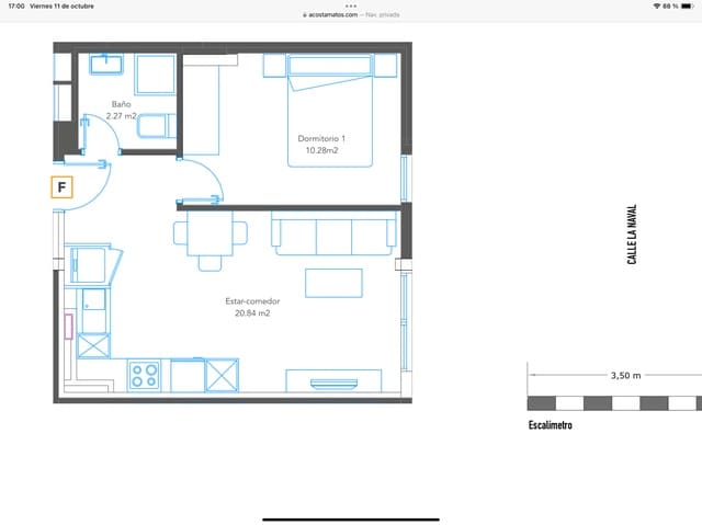 1 chambre Appartement à vendre à Las Palmas de Gran Canaria avec garage - 160 000 € (Ref: 8579366)