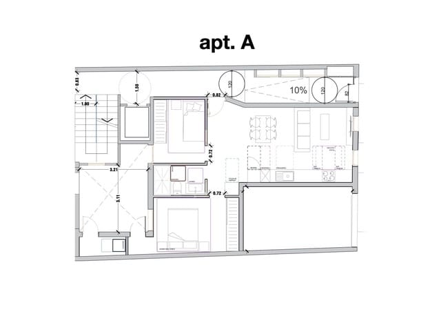 2 soveværelse Lejlighed til salg i El Tablero, San Bartolomé de Tirajana - € 295.000 (Ref: 9406207)