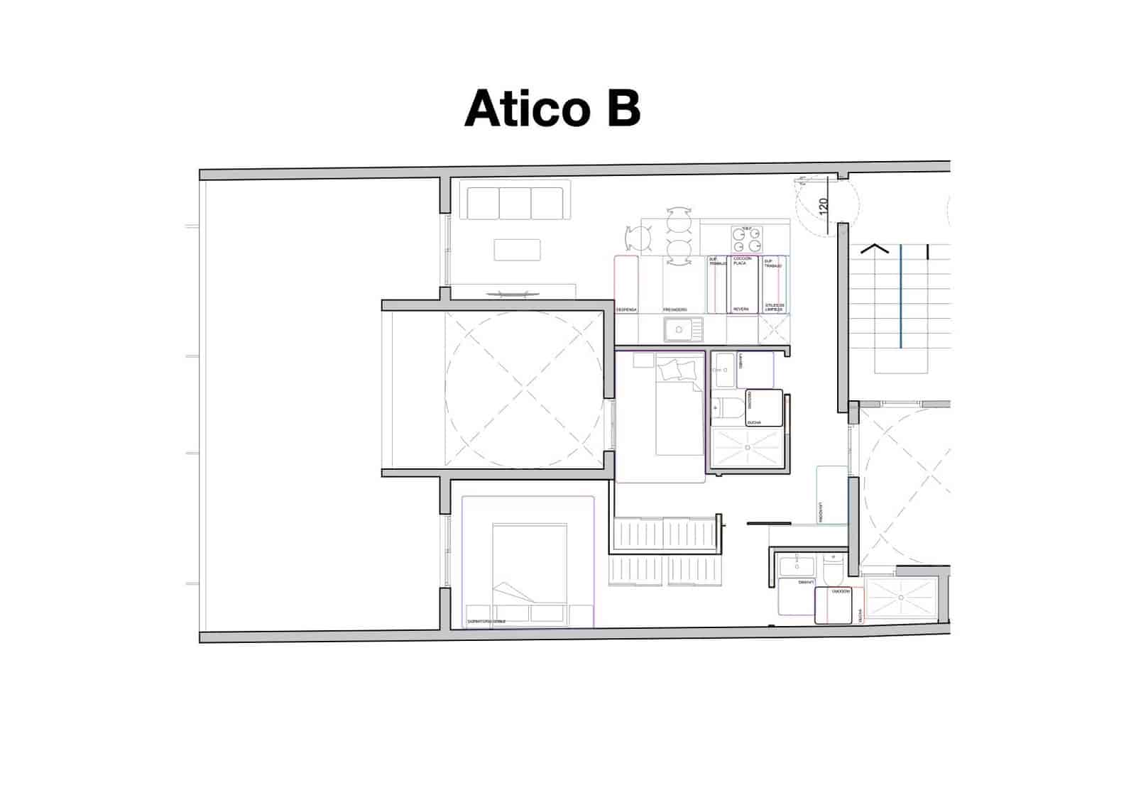 2 chambre Penthouse à vendre à El Tablero - 395 000 € (Ref: 9406208)