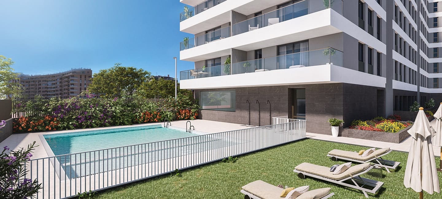 2 soveværelse Lejlighed til salg i Murcia by med swimmingpool garage - € 283.725 (Ref: 6950180)