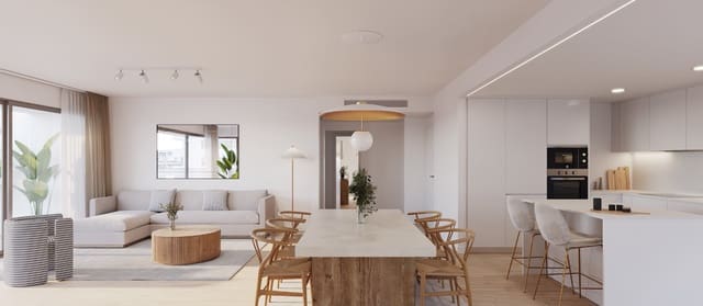Apartamento de 3 habitaciones en Benalúa, Alicante / Alacant ciudad en venta con piscina garaje - 421.600 € (Ref: 8433384)