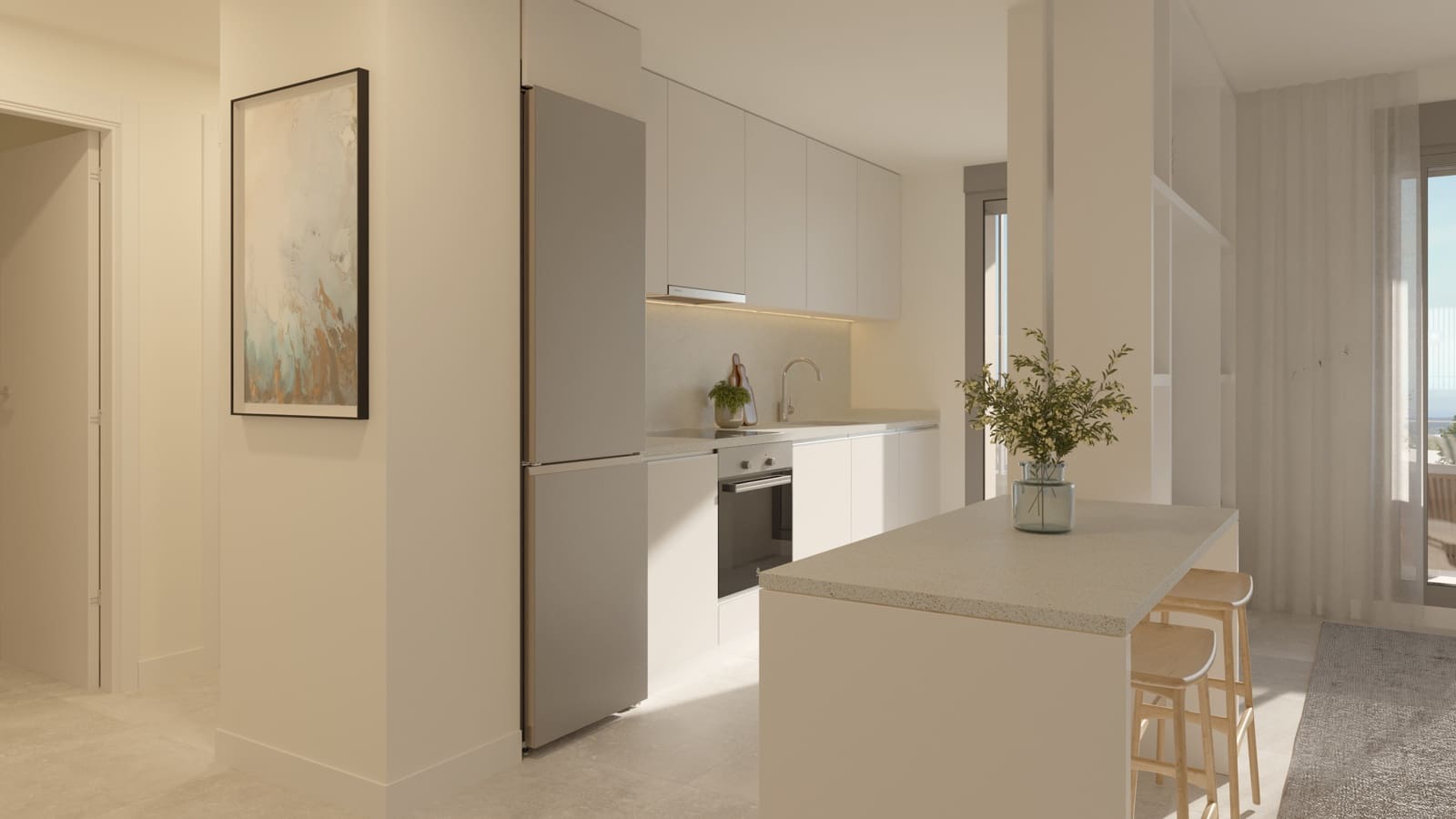 2 slaapkamer Flat te koop in Malaga stad met zwembad garage - € 355.000 (Ref: 8983450)