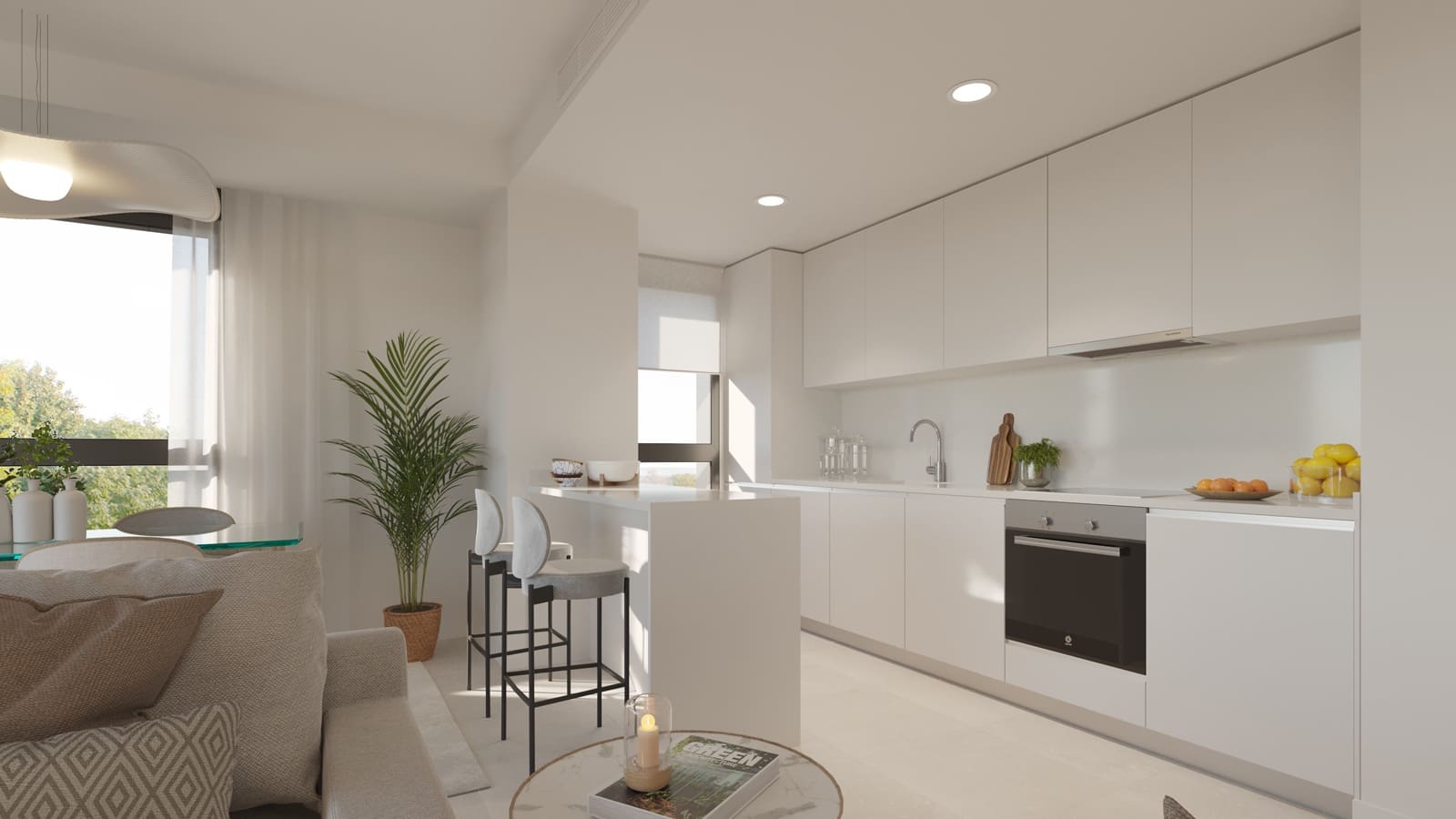 2 slaapkamer Flat te koop in Malaga stad met zwembad garage - € 345.000 (Ref: 8986251)