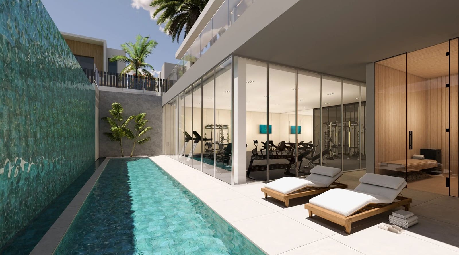 2 slaapkamer Rijtjeshuis te koop in San Bartolome de Tirajana met zwembad garage - € 621.000 (Ref: 9009105)