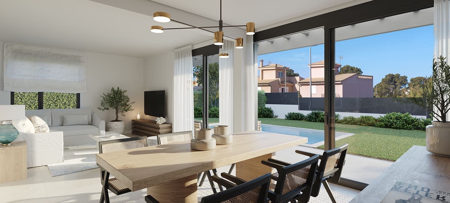 4 chambre Villa/Maison Semi-Mitoyenne à vendre à Llucmajor avec piscine - 1 019 000 € (Ref: 9331267)