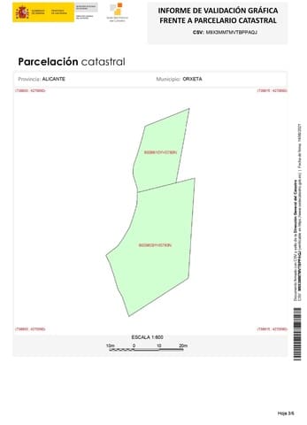 Building Plot for sale in Orxeta - € 130,000 (Ref: 7900547)