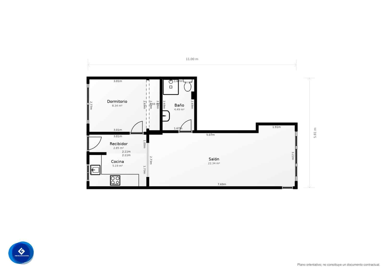 1 soveværelse Lejlighed til salg i Corralejo - € 206.000 (Ref: 10171944)