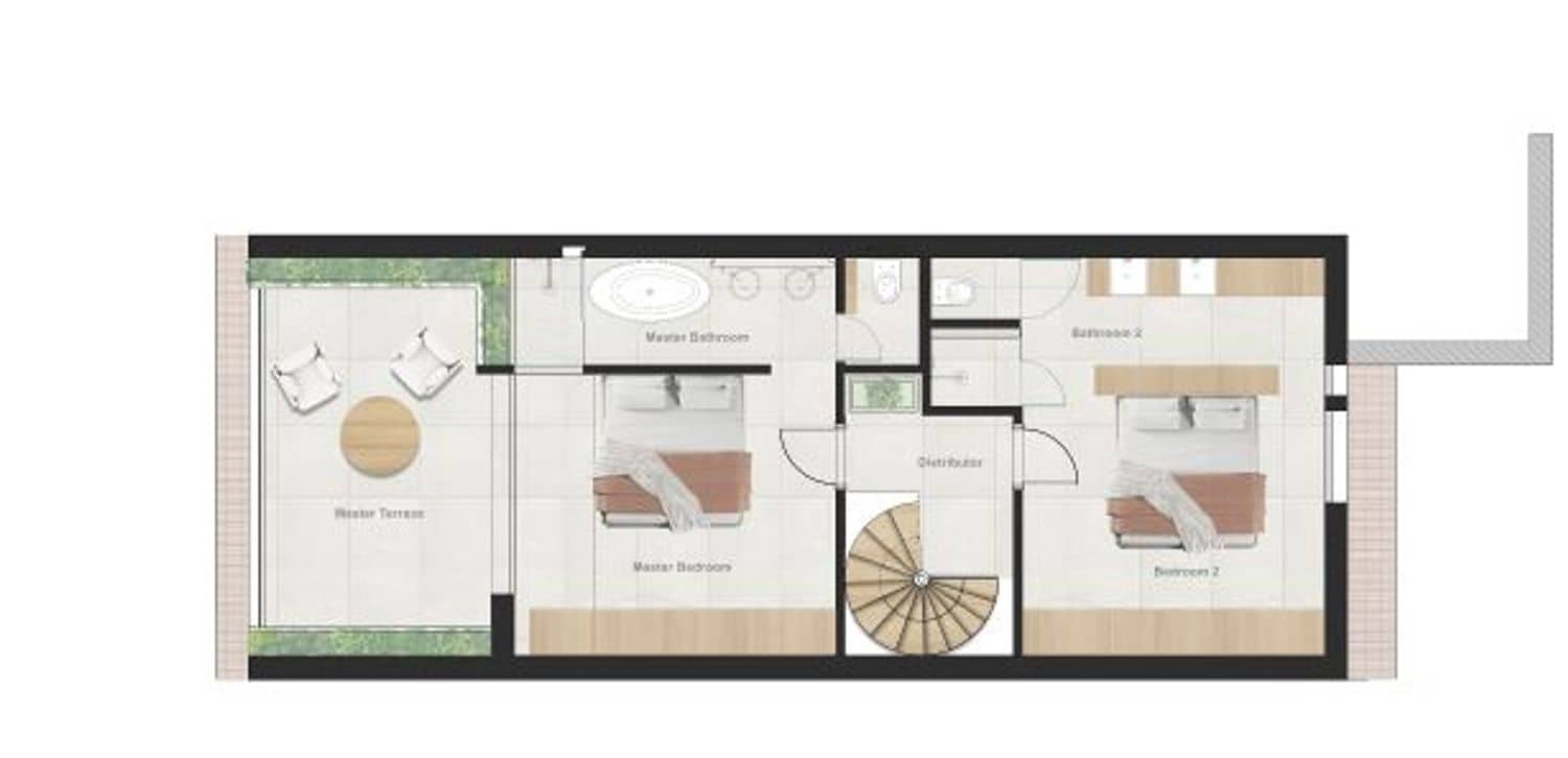 3 soveværelse Byhus til salg i Aloha Golf med swimmingpool garage - € 1.450.000 (Ref: 9916428)
