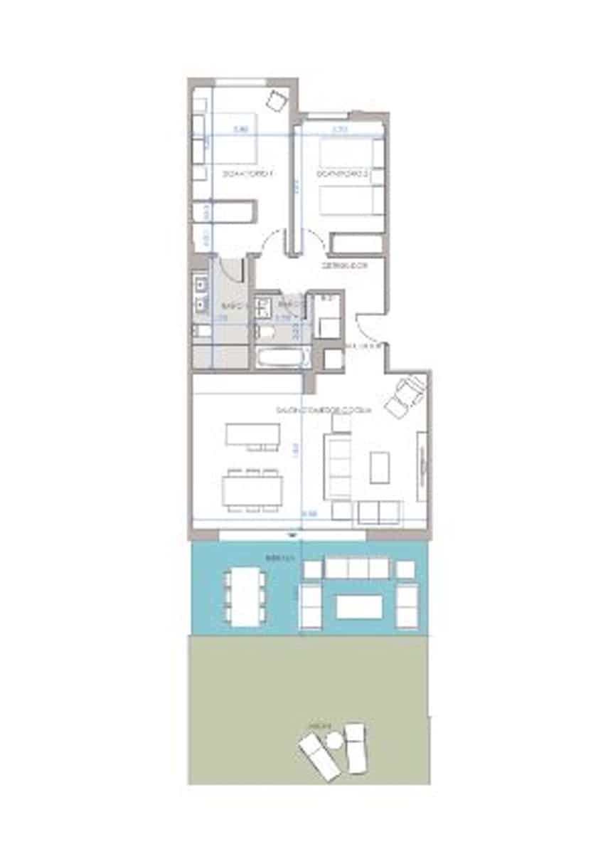 2 soveværelse Lejlighed til salg i New Golden Mile med swimmingpool garage - € 440.000 (Ref: 9977392)