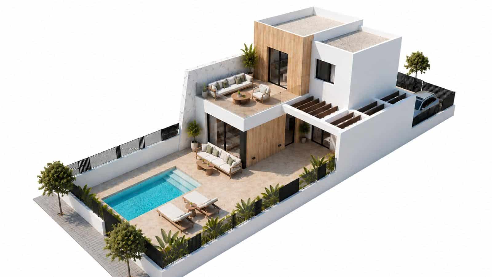 3 Zimmer Villa zu verkaufen in Torre-Pacheco mit Pool Garage - 459.900 € (Ref: 10004498)