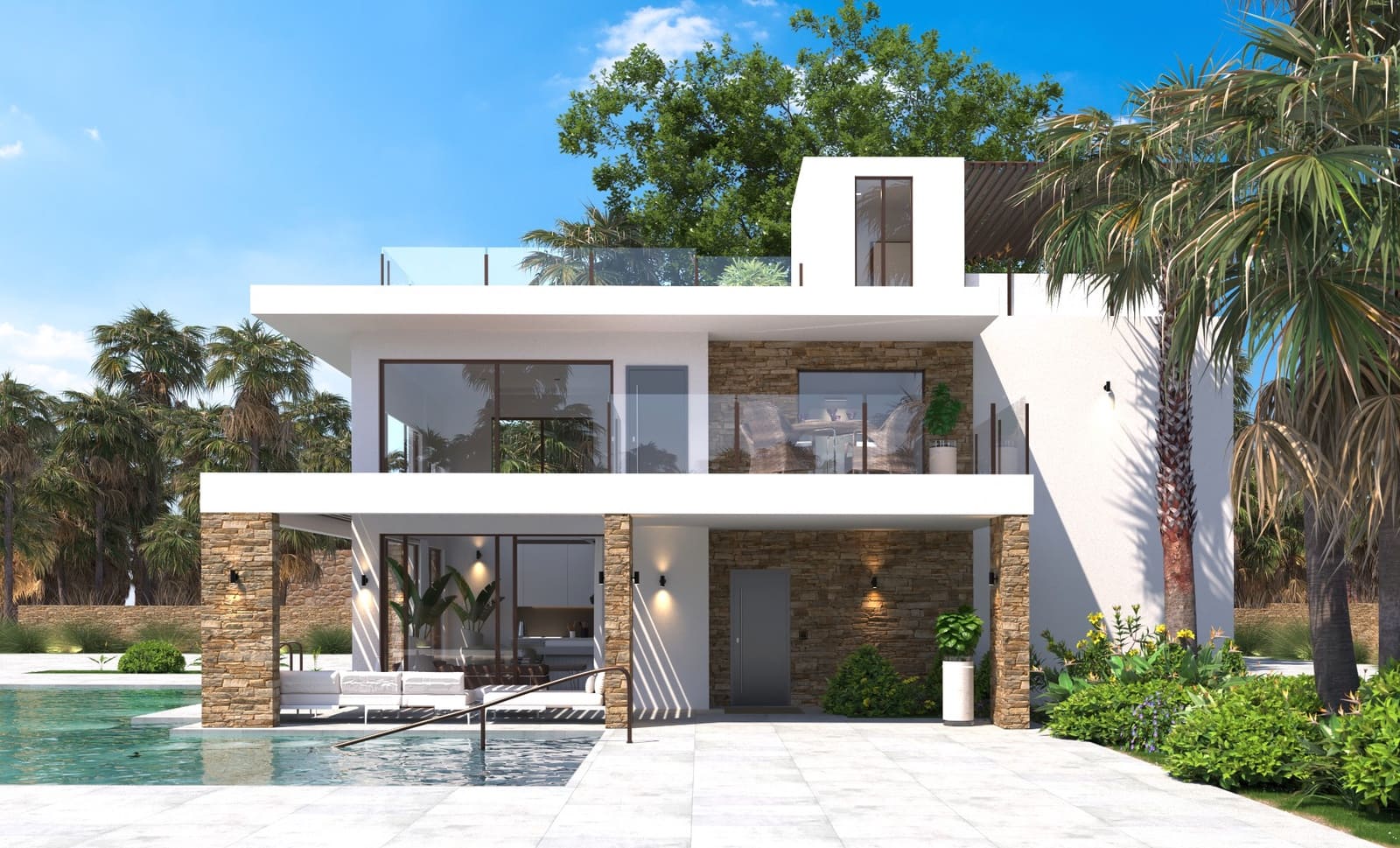 4 soverom Villa til salgs i La Manga del Mar Menor med svømmebasseng garasje - € 825 000 (Ref: 10073360)