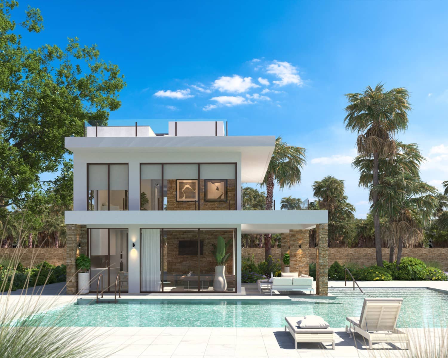 3 soverom Villa til salgs i La Manga del Mar Menor med svømmebasseng garasje - € 795 000 (Ref: 10073361)