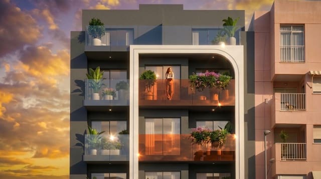 2 soveværelse Penthouse til salg i Guardamar Playa, Guardamar del Segura med swimmingpool - € 315.000 (Ref: 10095026)