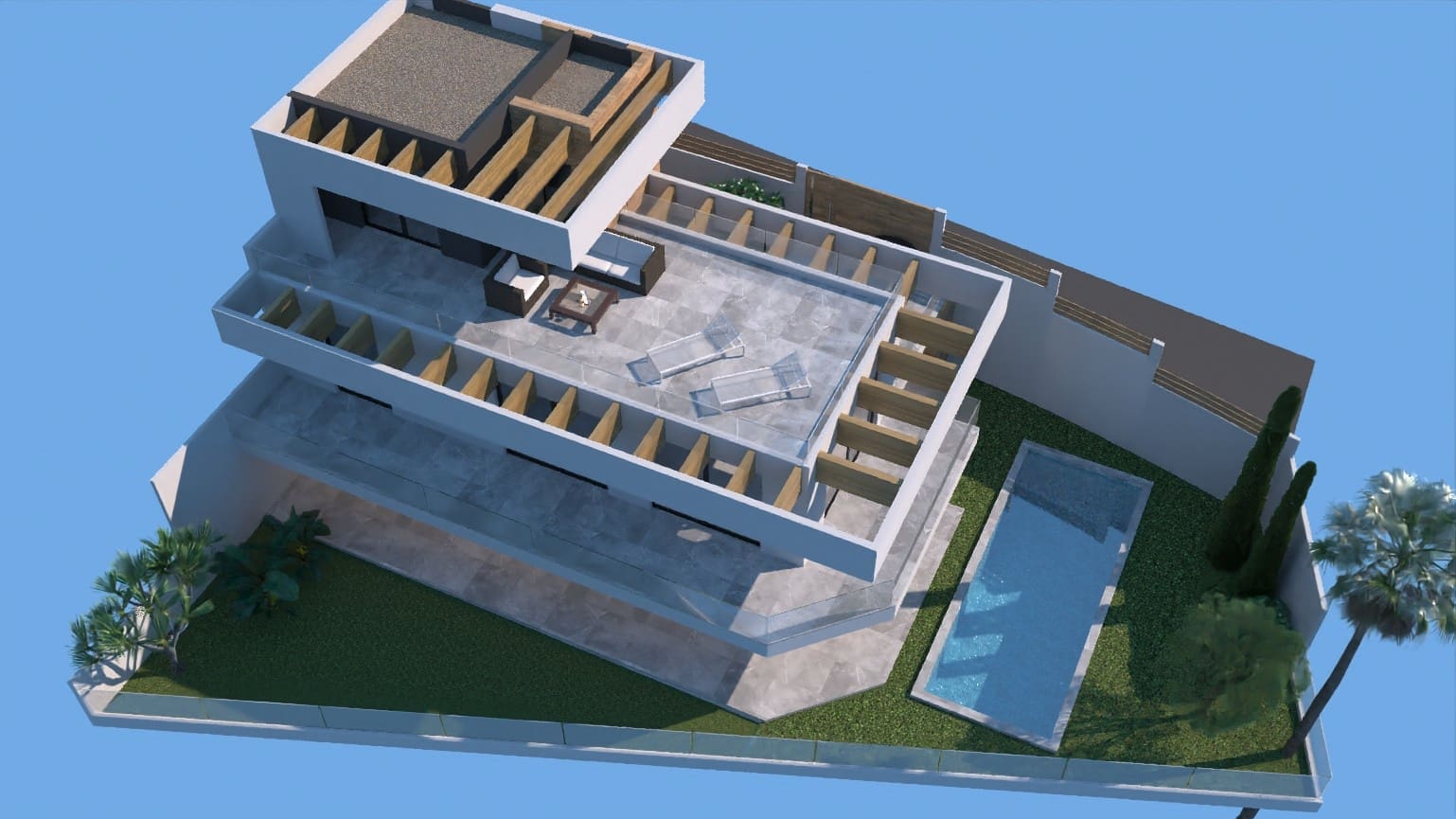 3 bedroom Villa for sale in Ciudad Quesada with pool garage - € 575,500 (Ref: 6885081)