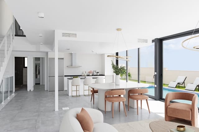 4 quarto Moradia para venda em Gran Alacant, Santa Pola com piscina - 641 000 € (Ref: 7077124)