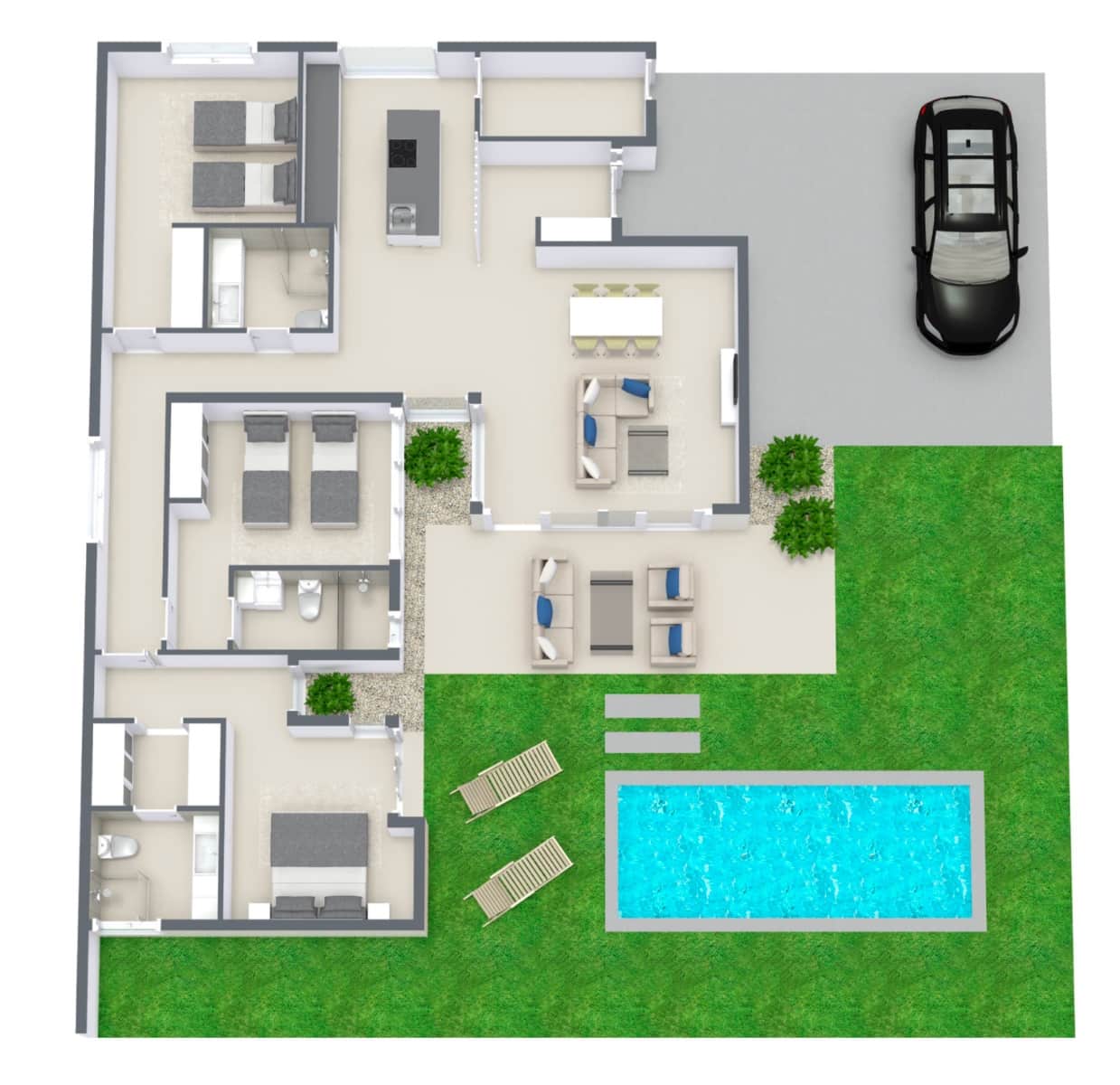 3 soveværelse Villa til salg i Corvera med swimmingpool - € 488.000 (Ref: 7613646)