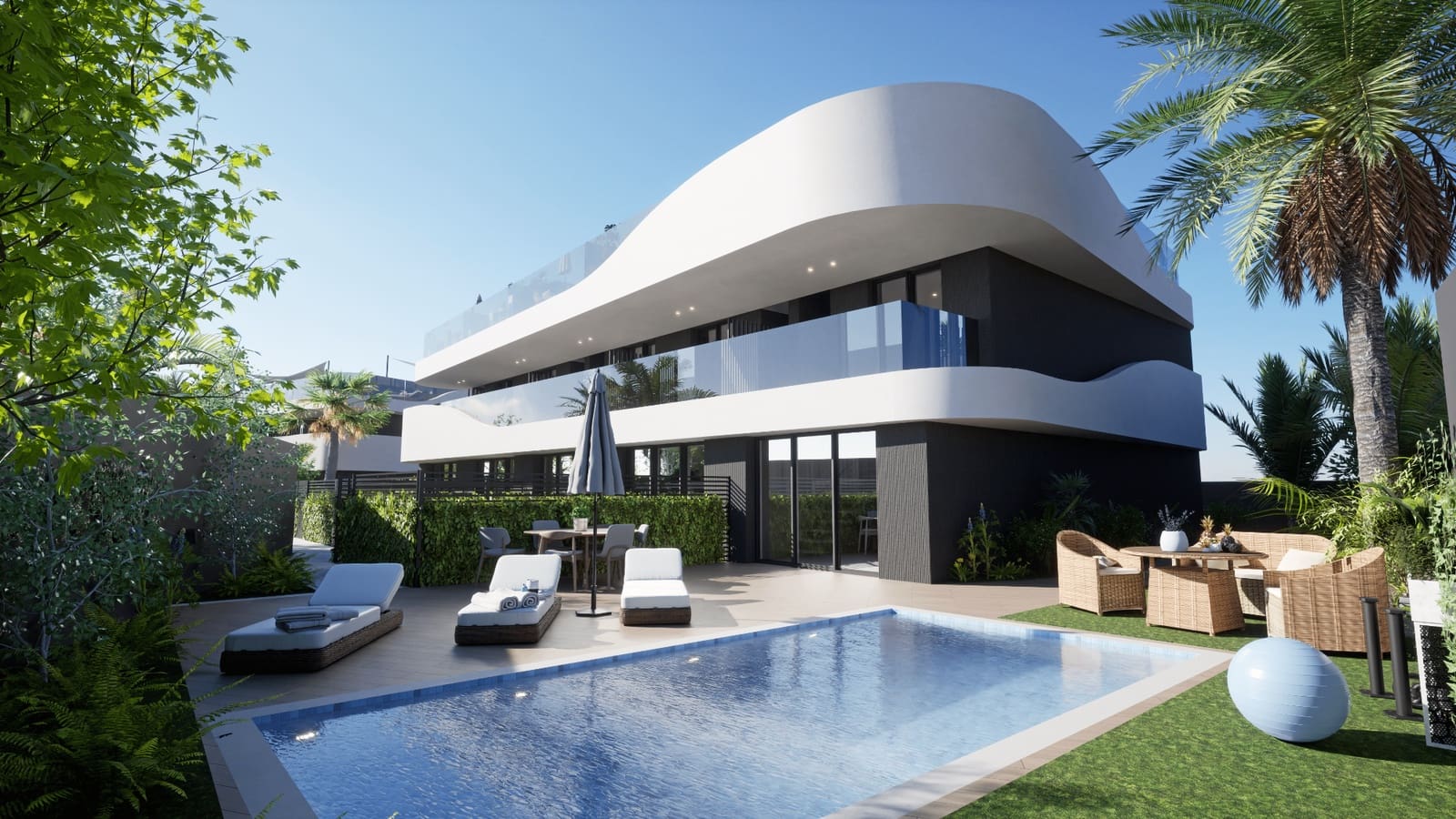 3 soverom Hus til salgs i Cabo Roig med svømmebasseng - € 380 000 (Ref: 7626397)