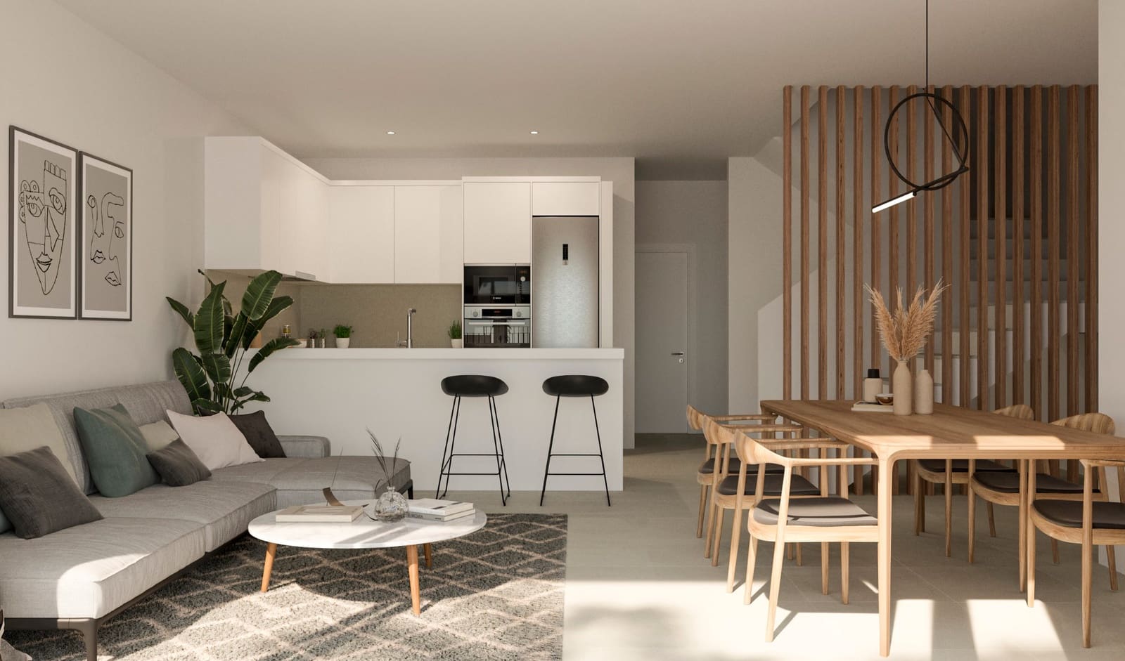 3 soveværelse Byhus til salg i Monforte del Cid med swimmingpool garage - € 315.000 (Ref: 7642110)