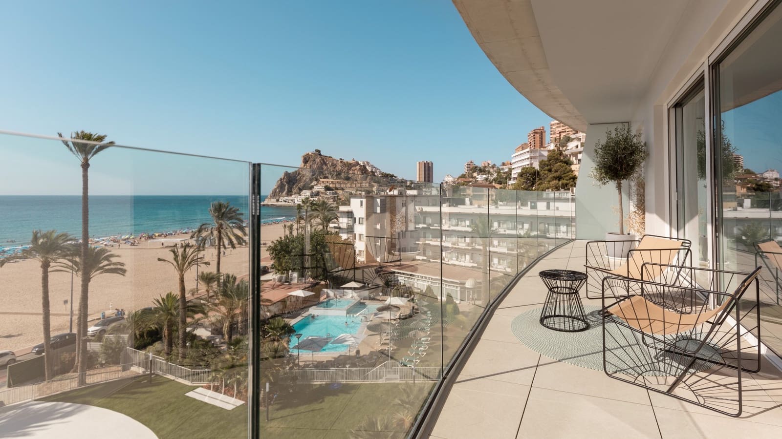 2 sovrum Lägenhet till salu i Benidorm med pool garage - 1 100 000 € (Ref: 7710323)