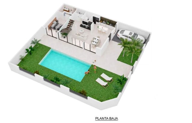 3 quarto Moradia para venda em San Pedro del Pinatar com piscina - 578 000 € (Ref: 7788561)