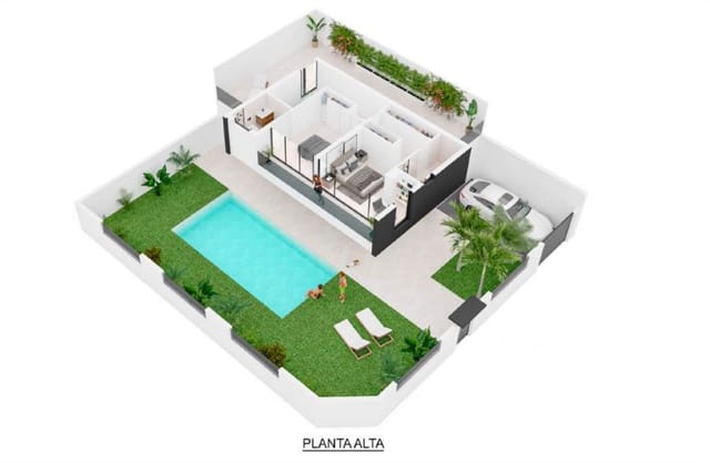 3 quarto Moradia para venda em San Pedro del Pinatar com piscina - 578 000 € (Ref: 7788561)