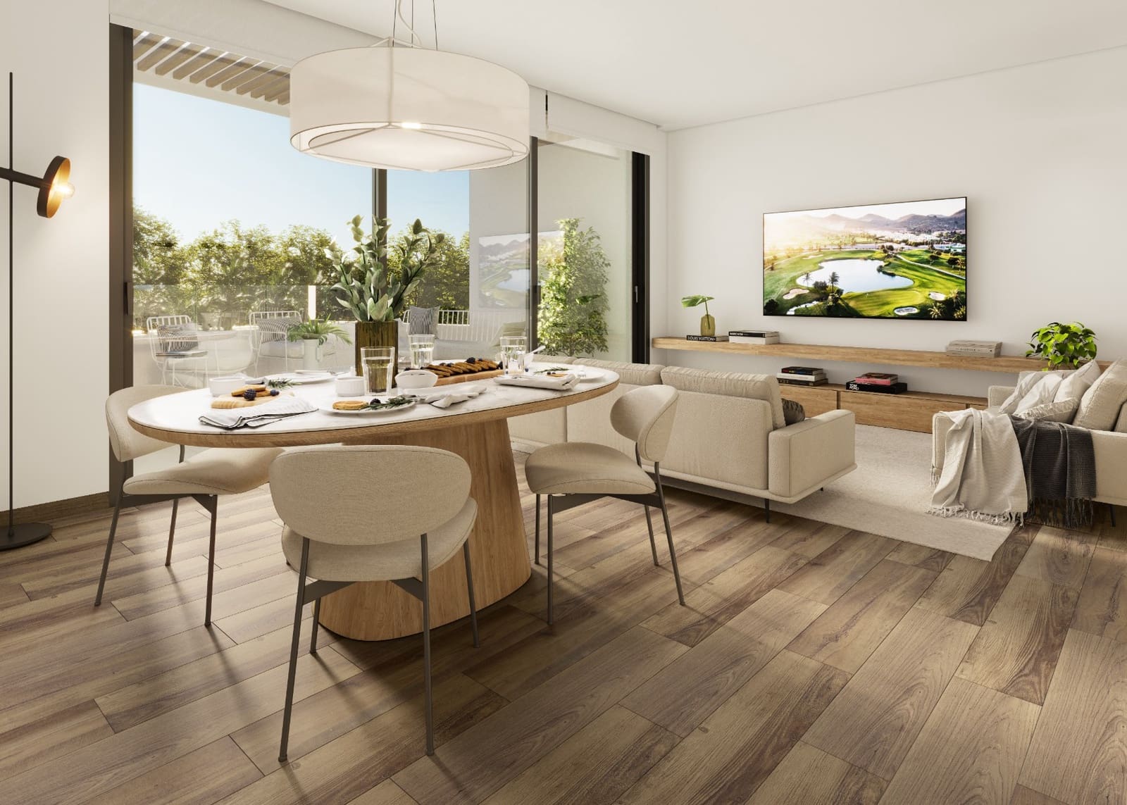 2 slaapkamer Appartement te koop in La Manga Club met zwembad - € 391.000 (Ref: 7846779)