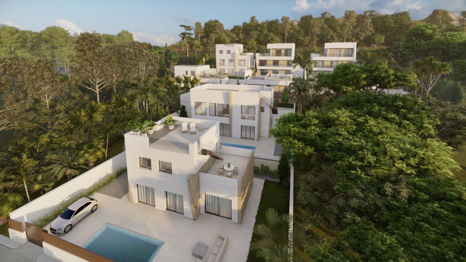 Chalet de 3 habitaciones en Finestrat en venta con piscina - 540.000 € (Ref: 7884504)