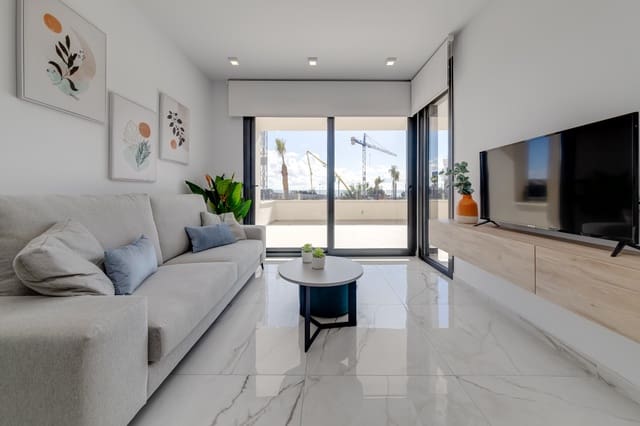 2 chambre Penthouse à vendre à Guardamar Playa, Guardamar del Segura avec piscine garage - 449 000 € (Ref: 8173707)