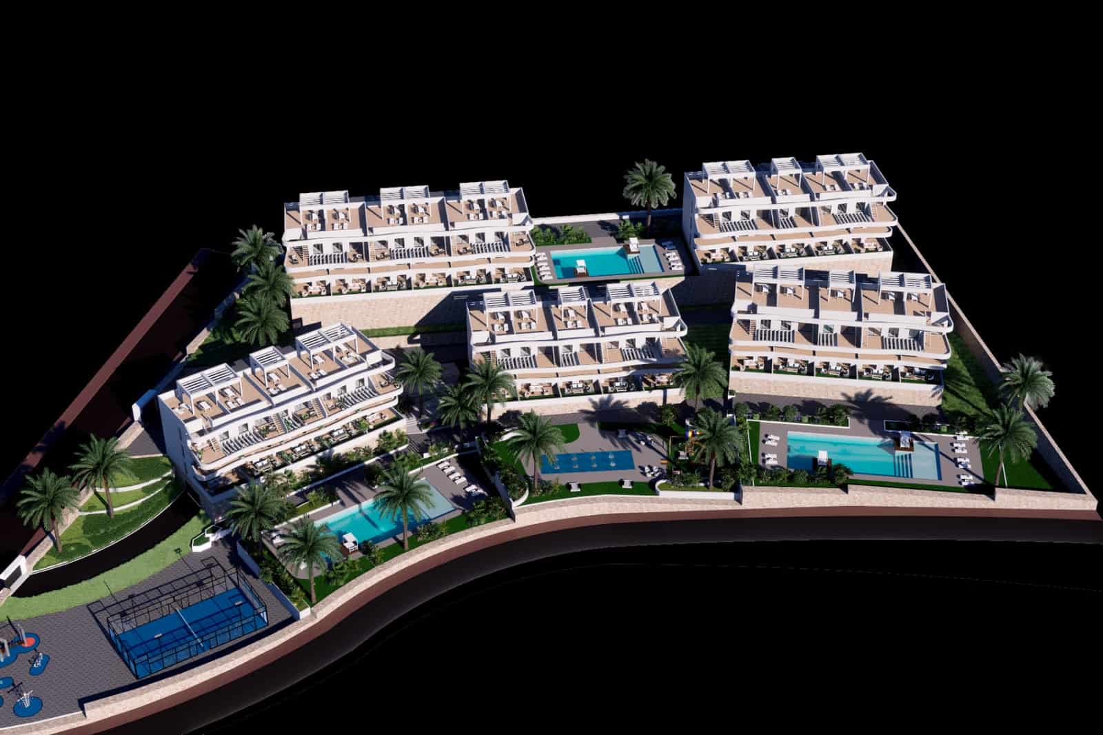 2 bedroom Penthouse for sale in Finestrat with pool garage - € 359,900 (Ref: 8371945)