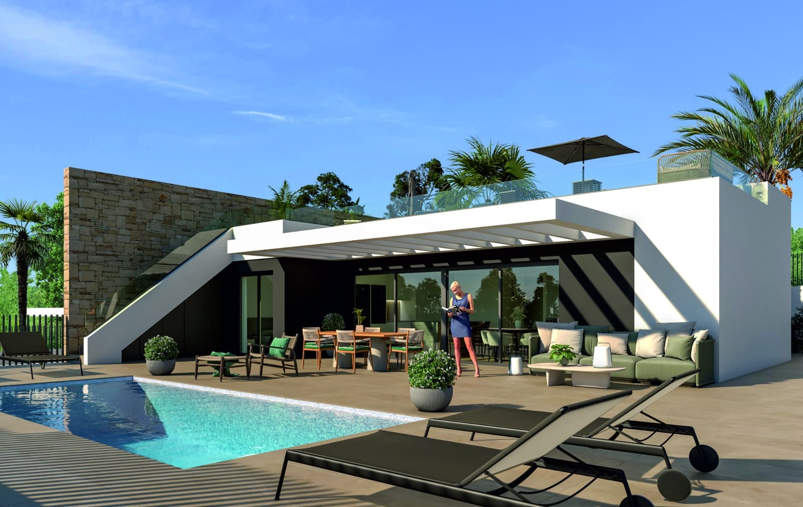 3 bedroom Villa for sale in Muchamiel / Mutxamel with pool - € 529,000 (Ref: 8387669)