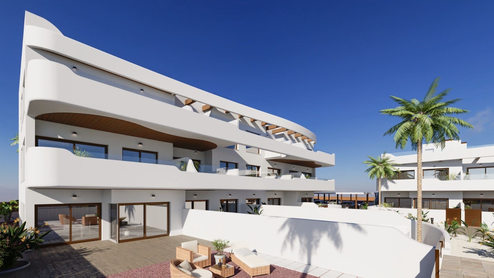2 slaapkamer Penthouse te koop in Los Alcazares met zwembad - € 339.000 (Ref: 8406047)