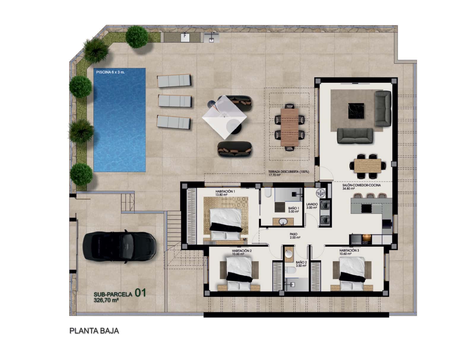 3 slaapkamer Villa te koop in Rojales met zwembad - € 480.000 (Ref: 8518575)