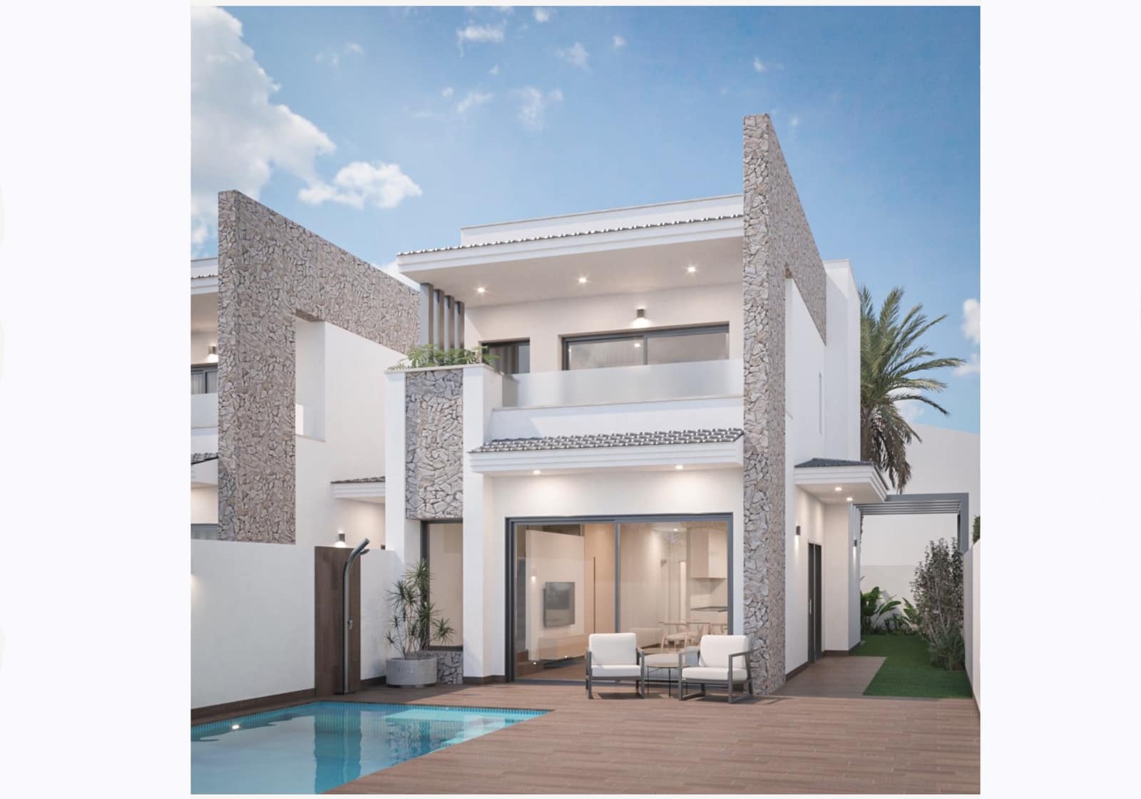 3 bedroom Villa for sale in San Pedro del Pinatar with pool - € 449,900 (Ref: 8669225)