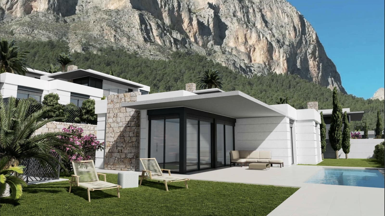3 bedroom Villa for sale in Polop with pool garage - € 566,500 (Ref: 8774850)