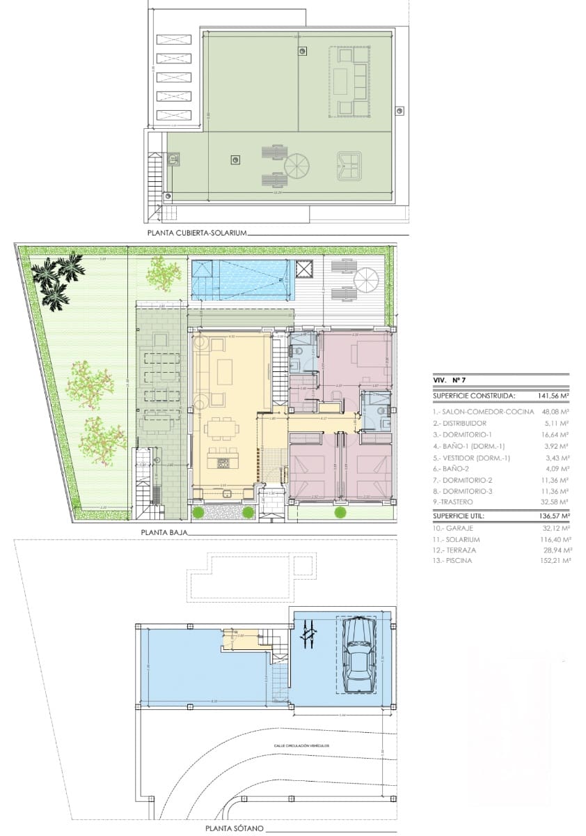 3 Zimmer Villa zu verkaufen in Torrevieja mit Pool Garage - 595.000 € (Ref: 8777155)