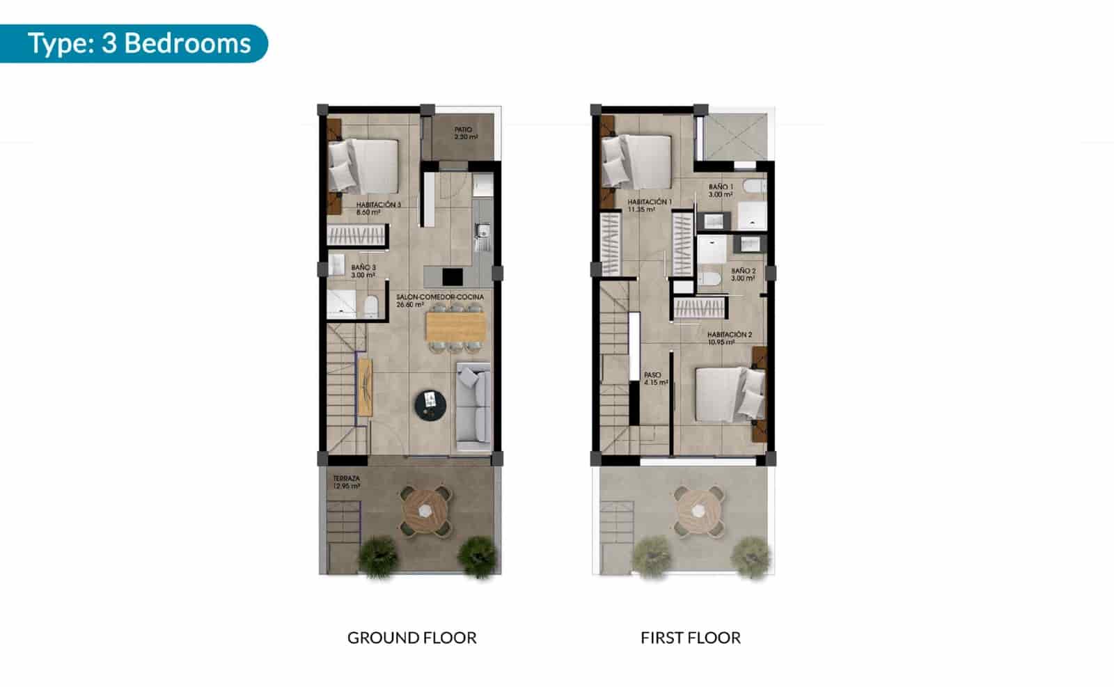 3 slaapkamer Villa te koop in Dolores met zwembad - € 259.000 (Ref: 8815217)